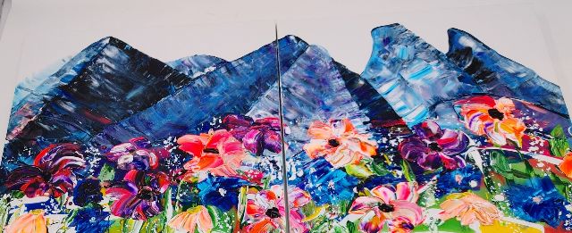 Mountain Bliss - Painting