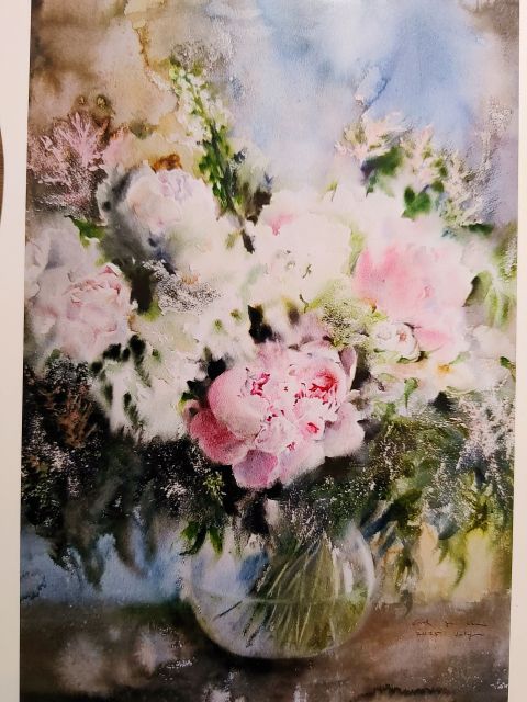 Flowers Cards - Print of Paintings