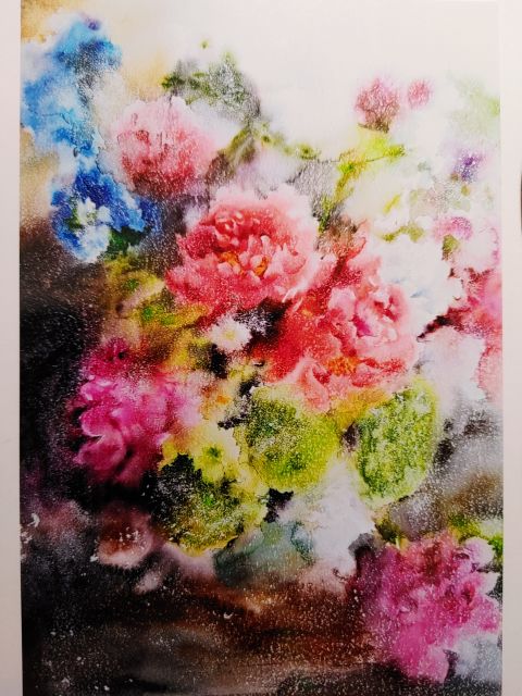 Flowers Cards - Print of Paintings