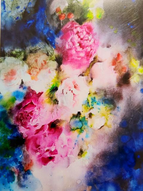 Flowers Cards - Print of Paintings