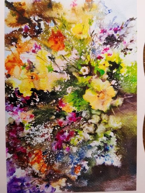 Flowers Cards - Print of Paintings