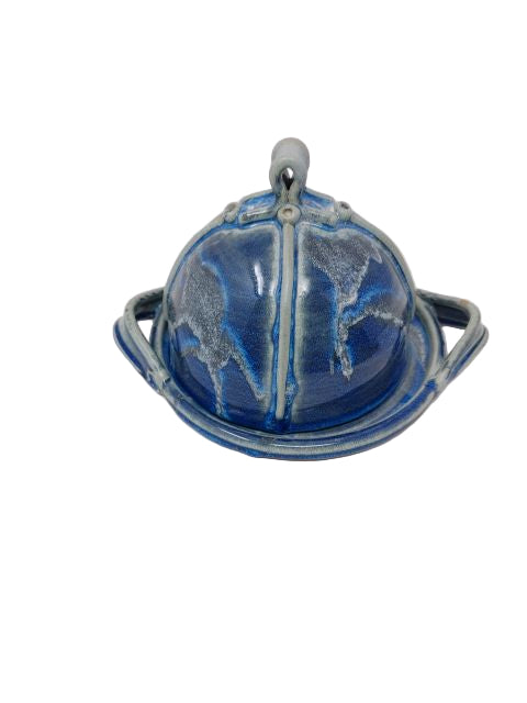 Butter Dome - Blue with White Accent