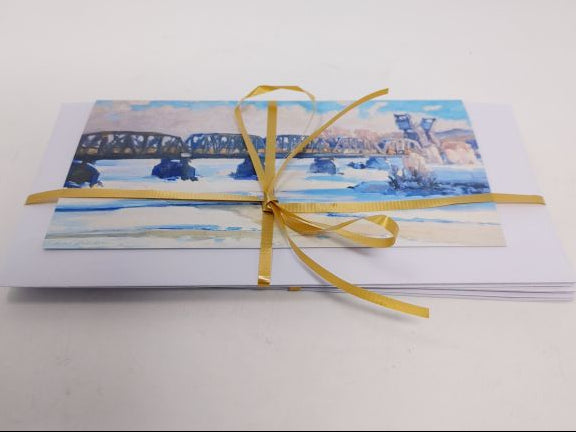 Railway Bridge - Set of 5 Art Cards