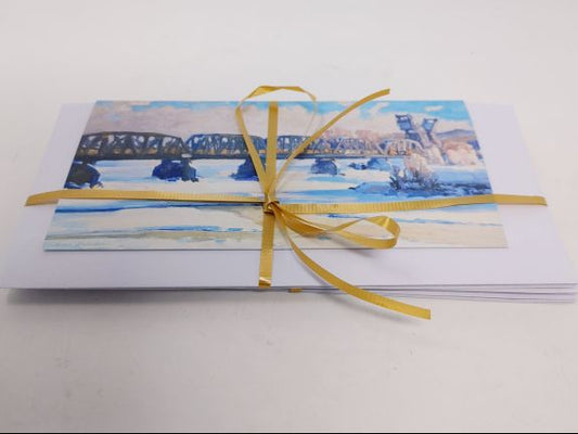 Railway Bridge - Set of 5 Art Cards
