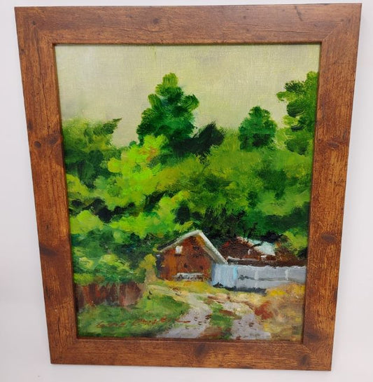 Living on the Grid - Oil Painting