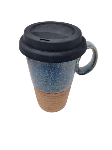 Grey/Brown Speckled Travel Mug
