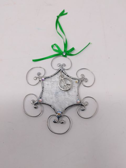 Snowflake - Clear with Peace