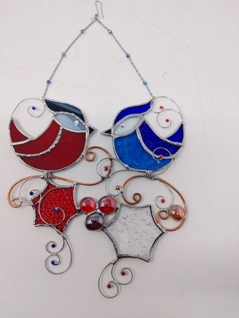 Birds - jay & Cardinal