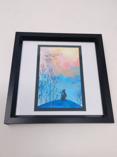 Framed Watercolor Picture