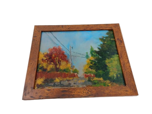 Millar Addition Laneway - Oil Painting