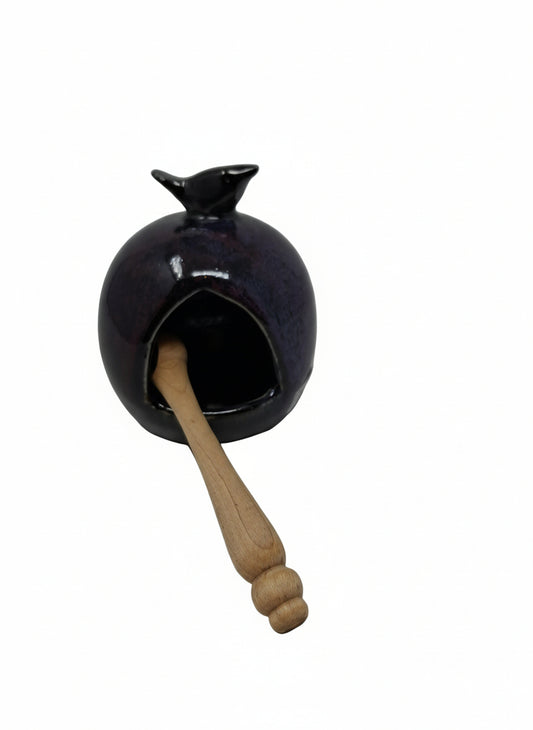 Purple Salt pig (small spoon)