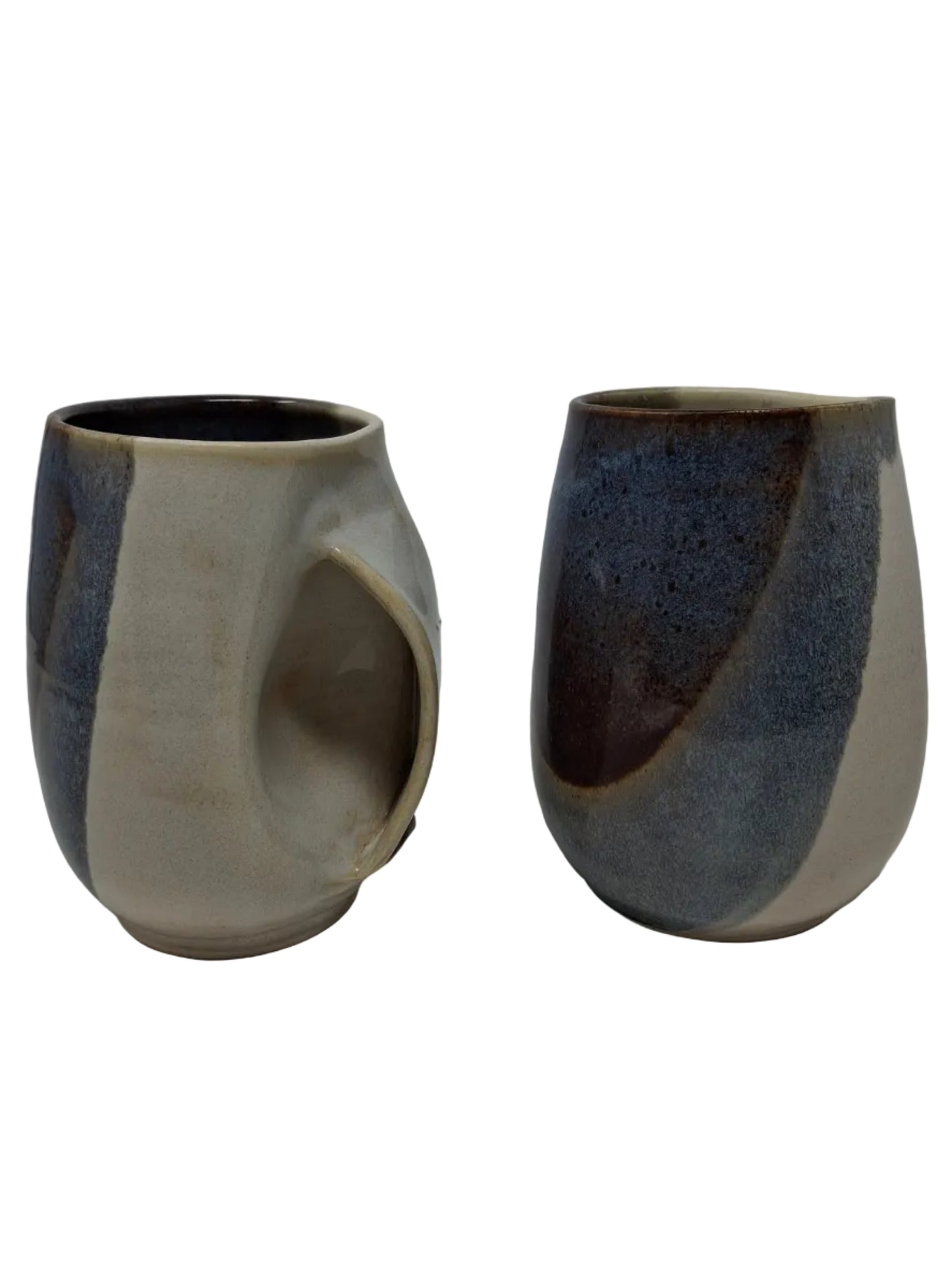 Blue and White Hug Mug