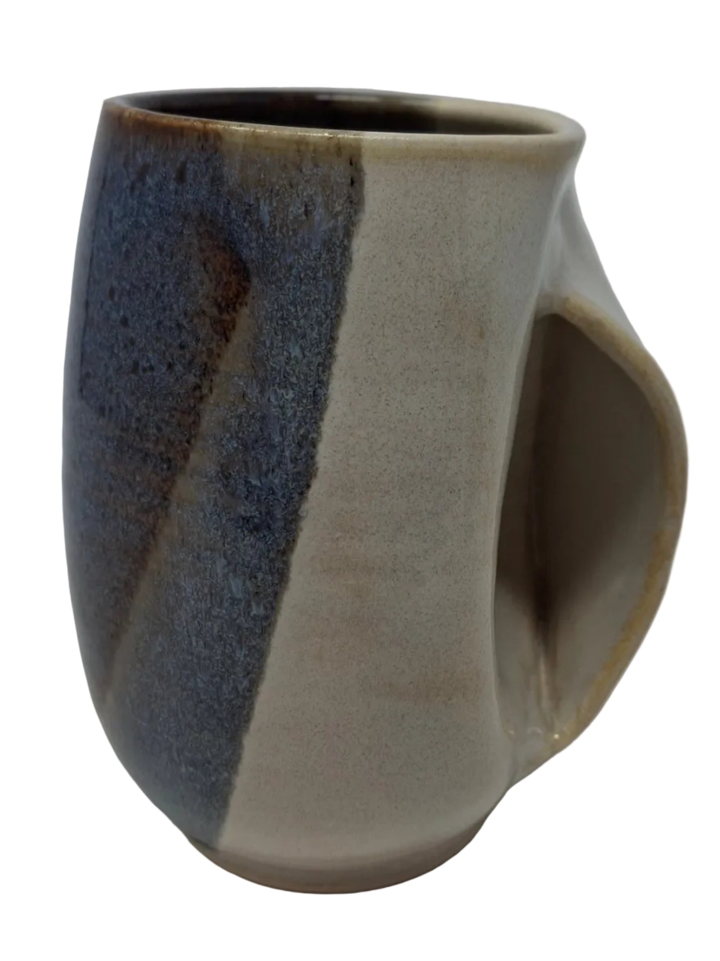 Blue and White Hug Mug