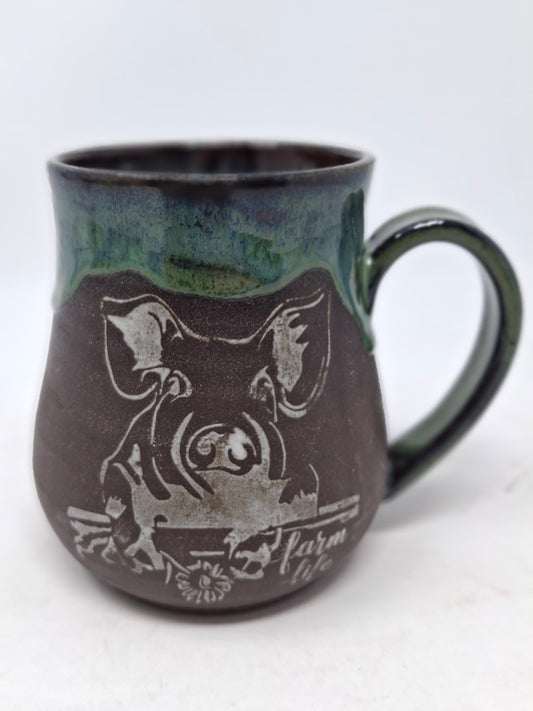 Pig "Farm Life" Mug
