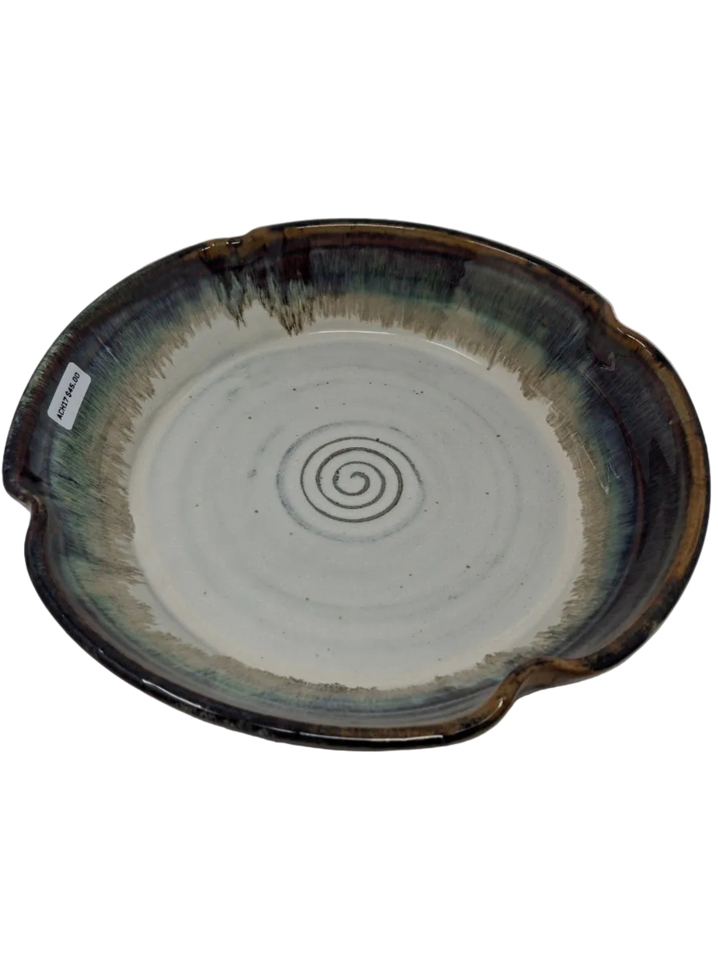 3 lb flat bowl - cr/tem