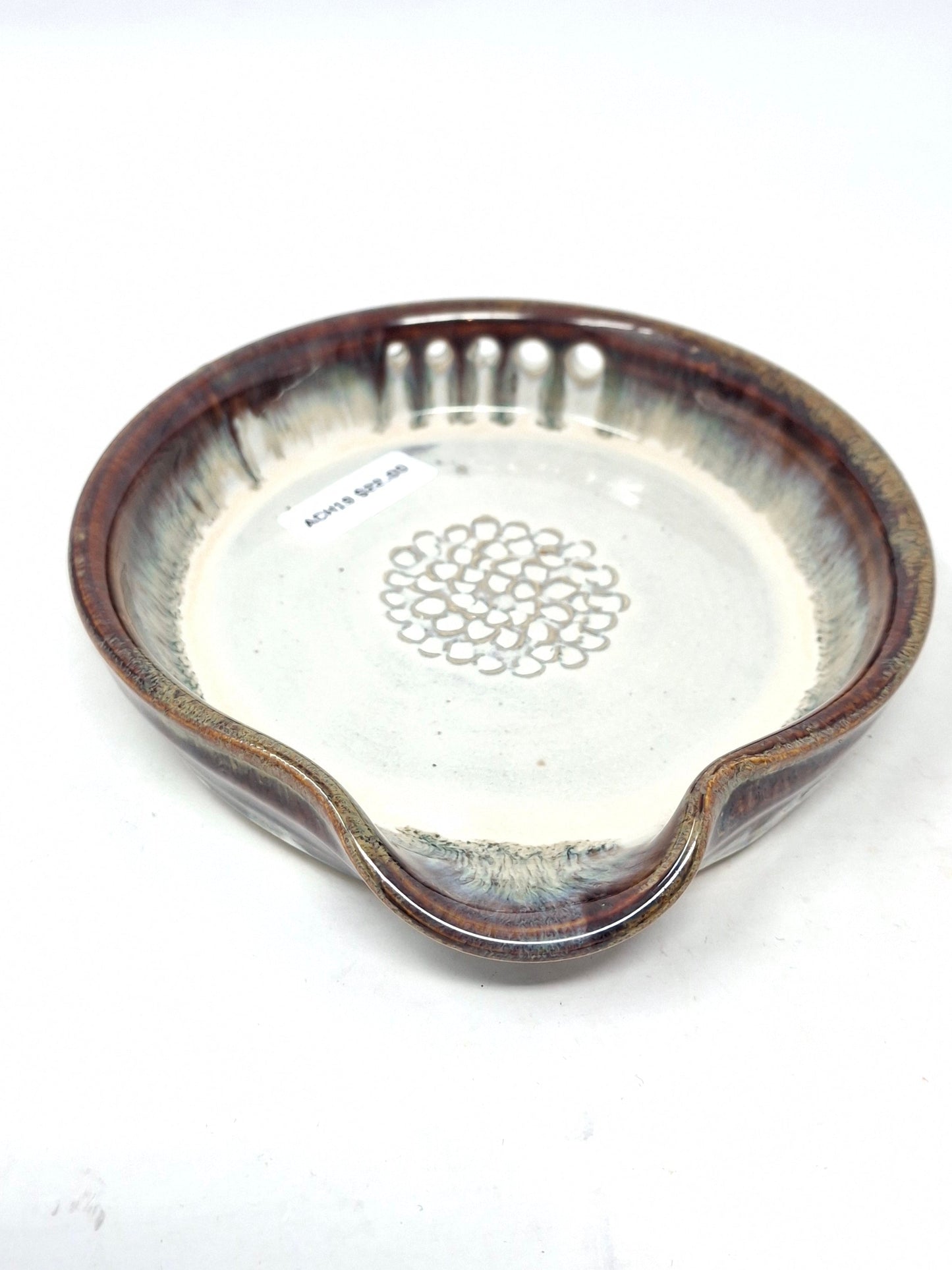 Spoon Rest/Herb Stripper/Garlic Grater - Cr/Tem