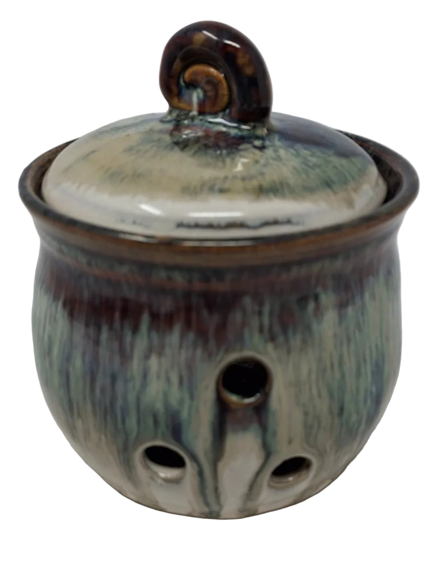 Garlic Pot - Cr/Tem