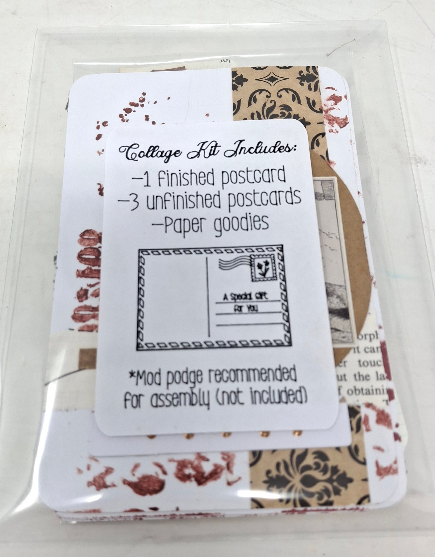 Postcard - Collage Art Kit