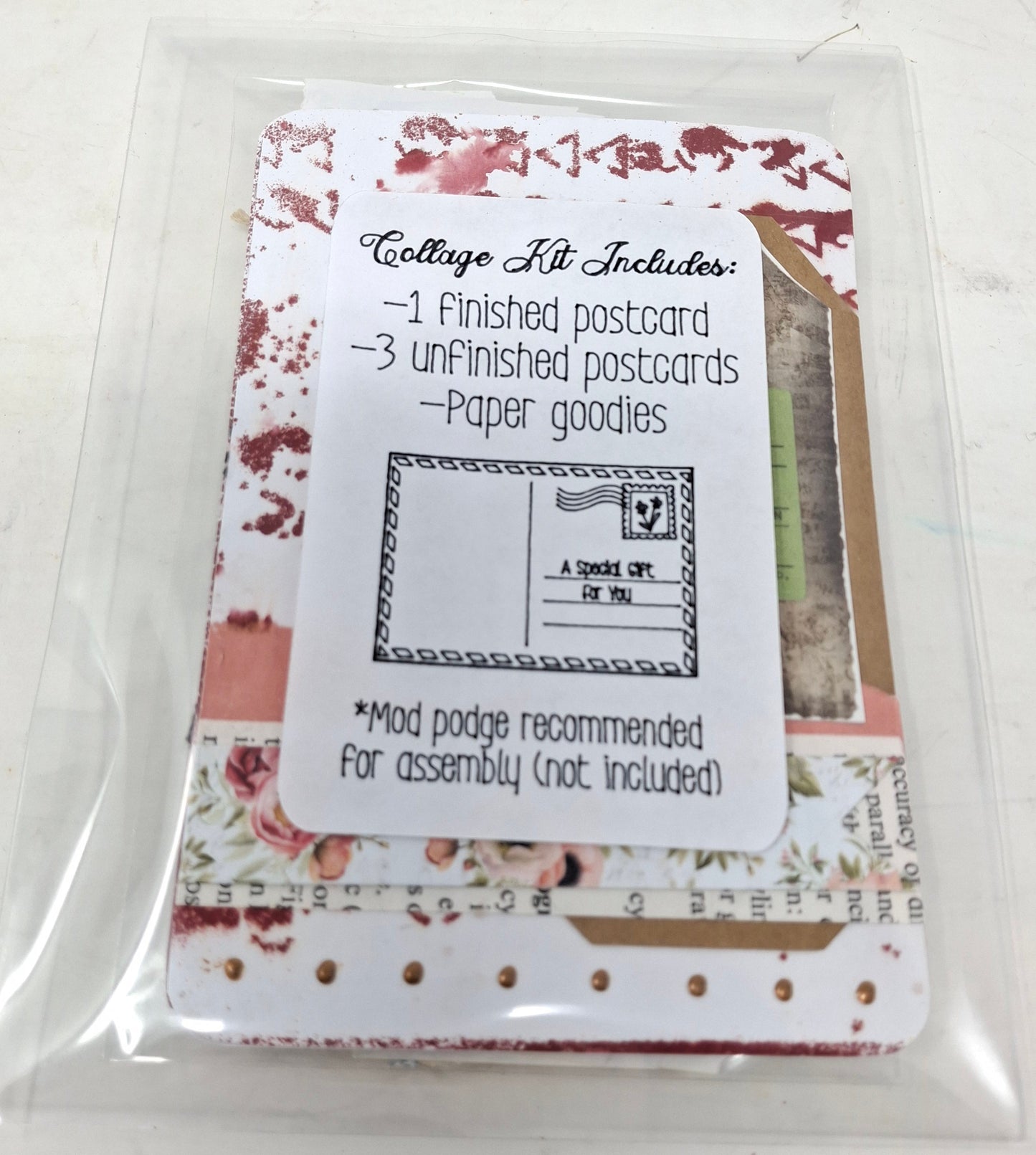 Postcard - Collage Art Kit