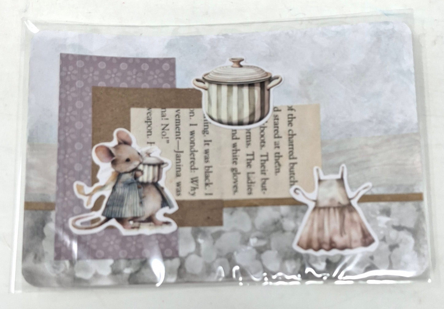 Postcards - whimsical baking mice