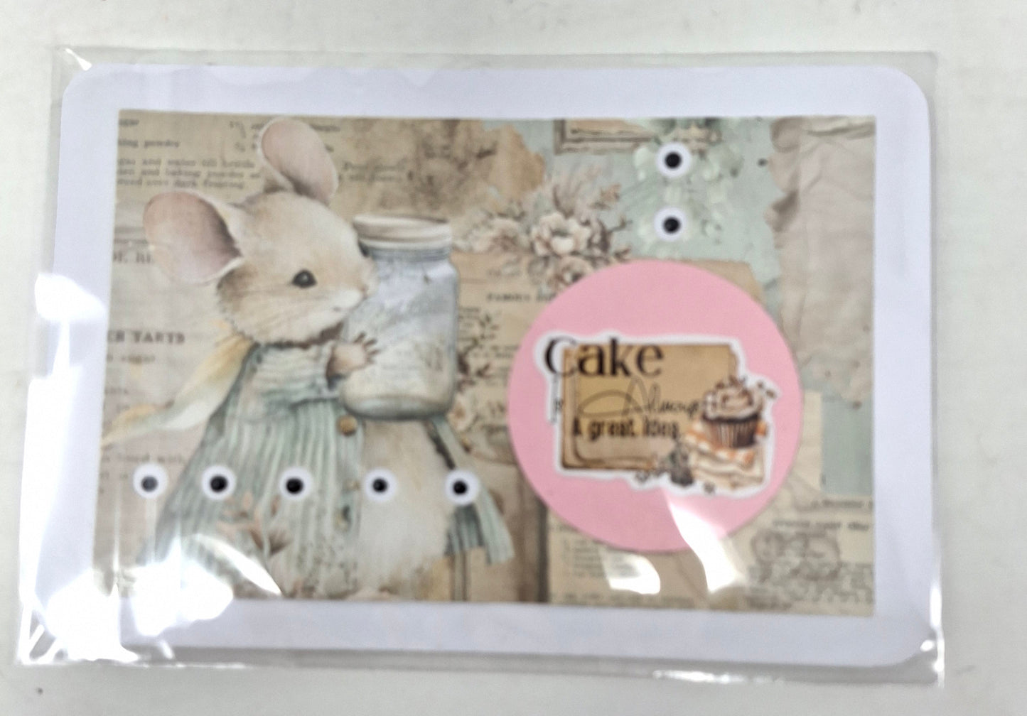 Postcards - whimsical baking mice