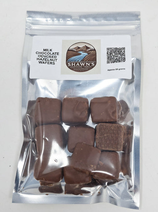 Milk Chocolate Covered Hazelnut Wafers