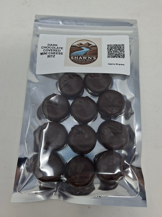 Dark Chocolate Covered Mini Cheese Ritz