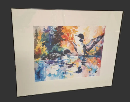 Loon - Digital Watercolour