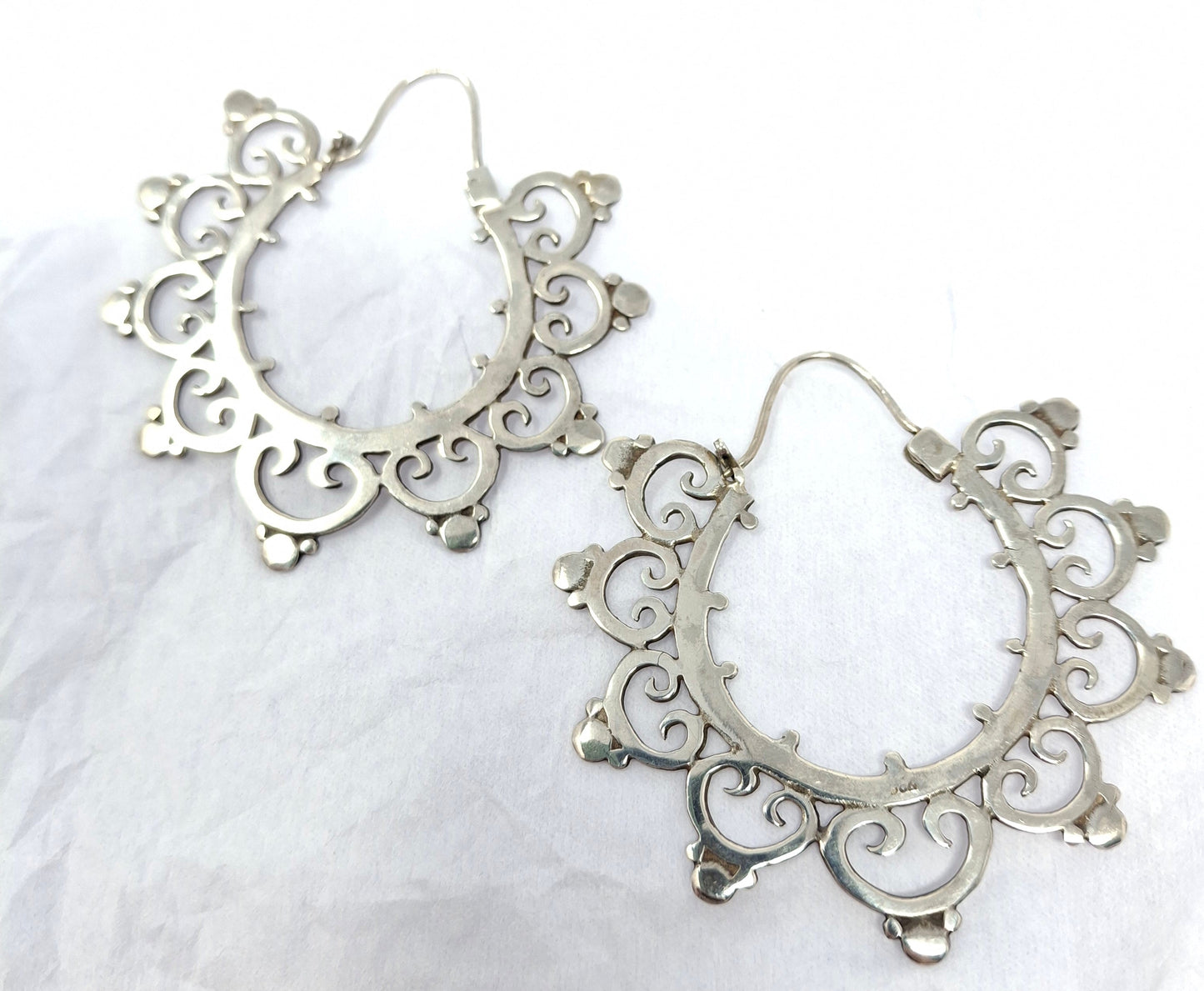 Earrings - Silver 9 point