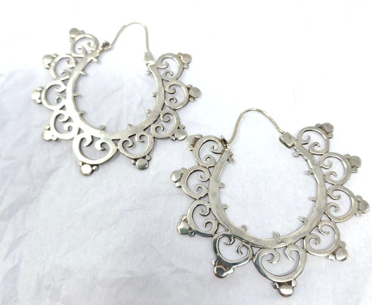 Earrings - Silver 9 point