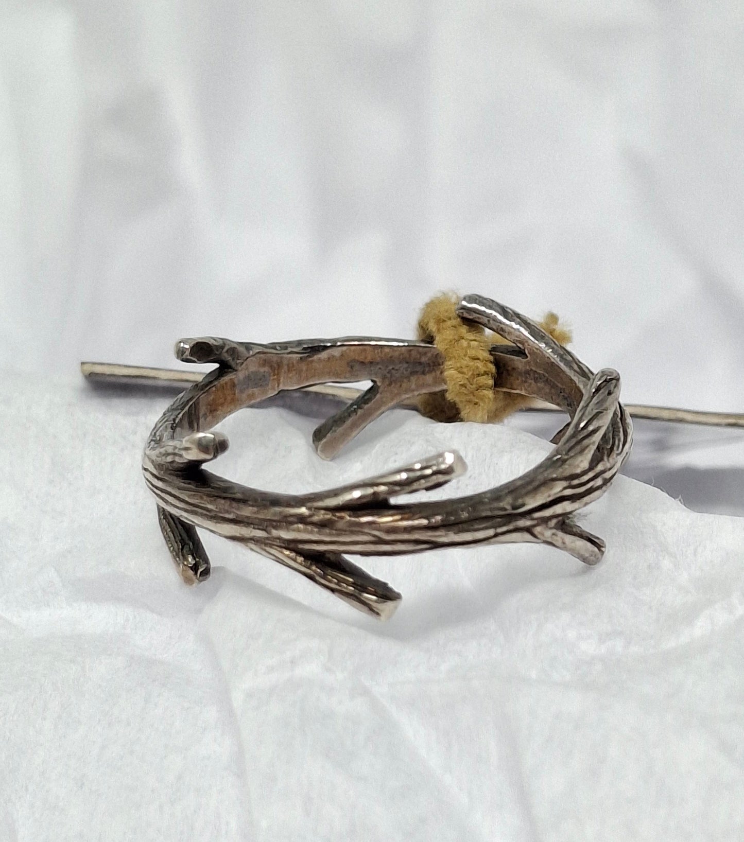 Ring - silver twig