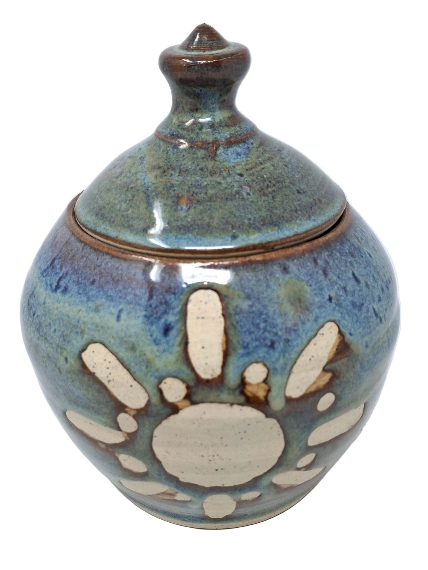 Sunshine lidded pot