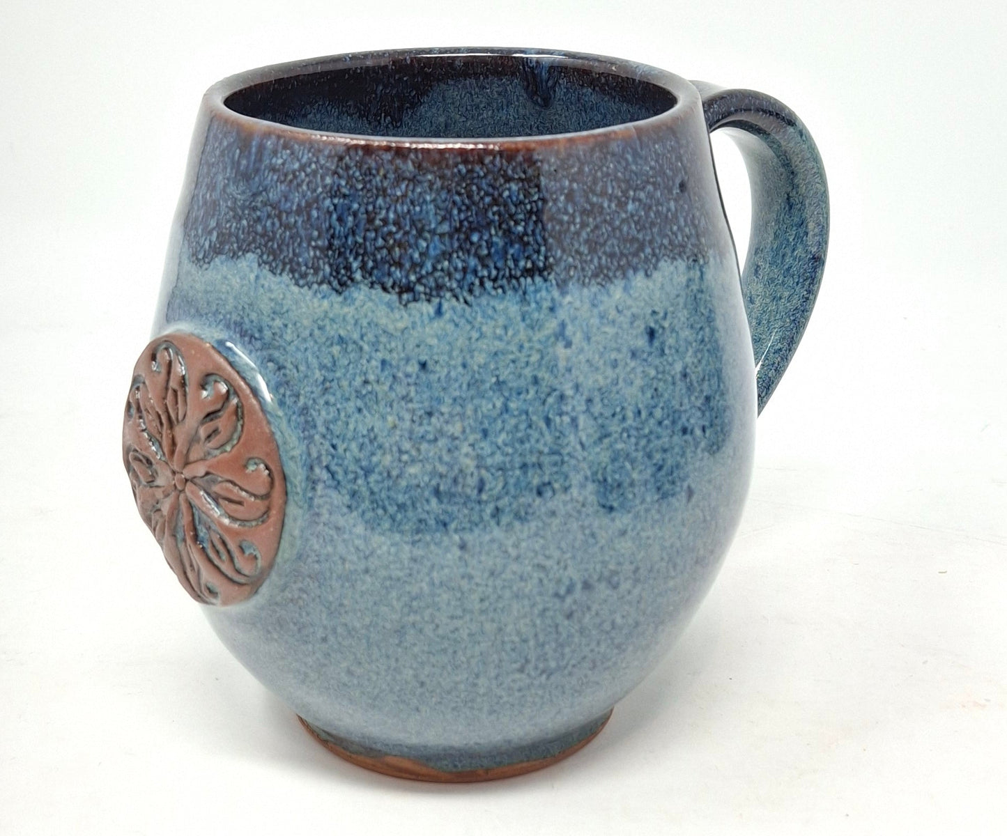 Dark Blue Latte Mug with Springs
