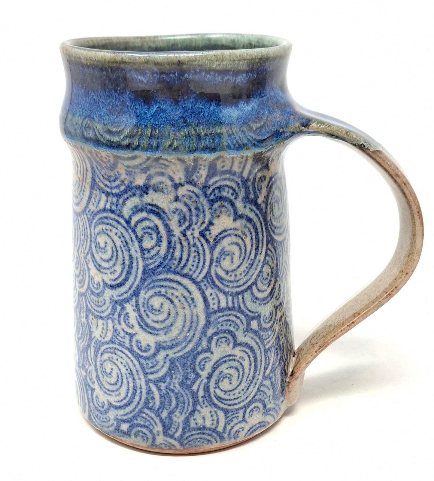 Blue Decal Coffee Mug