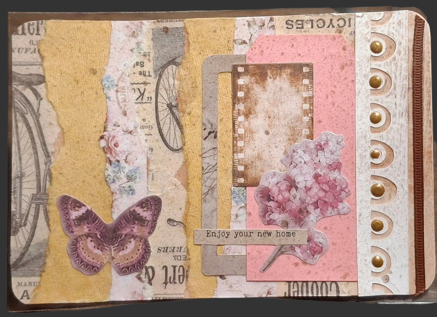 Floral/Butterfly Collage Postcards