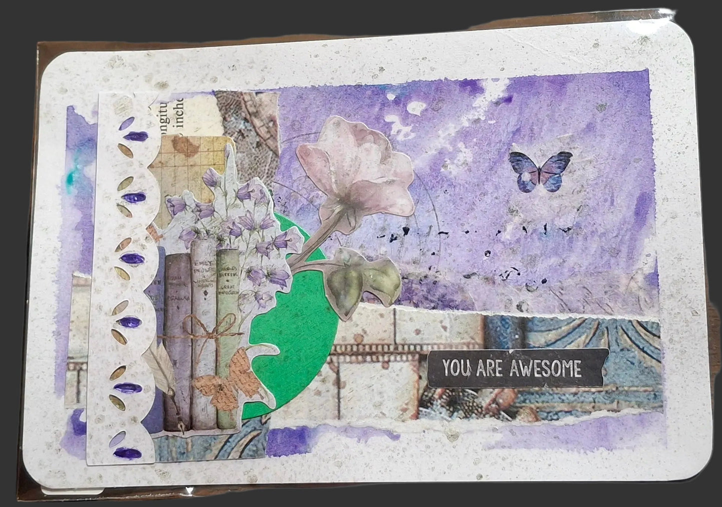 Floral/Butterfly Collage Postcards