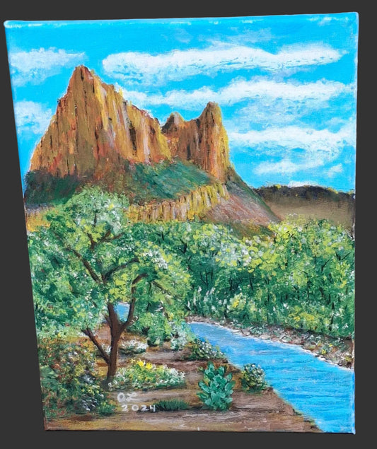 River in Arizona - Acrylic