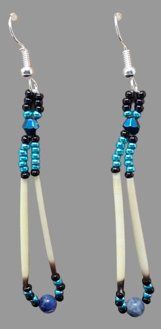 Earrings - Porcupine Quill