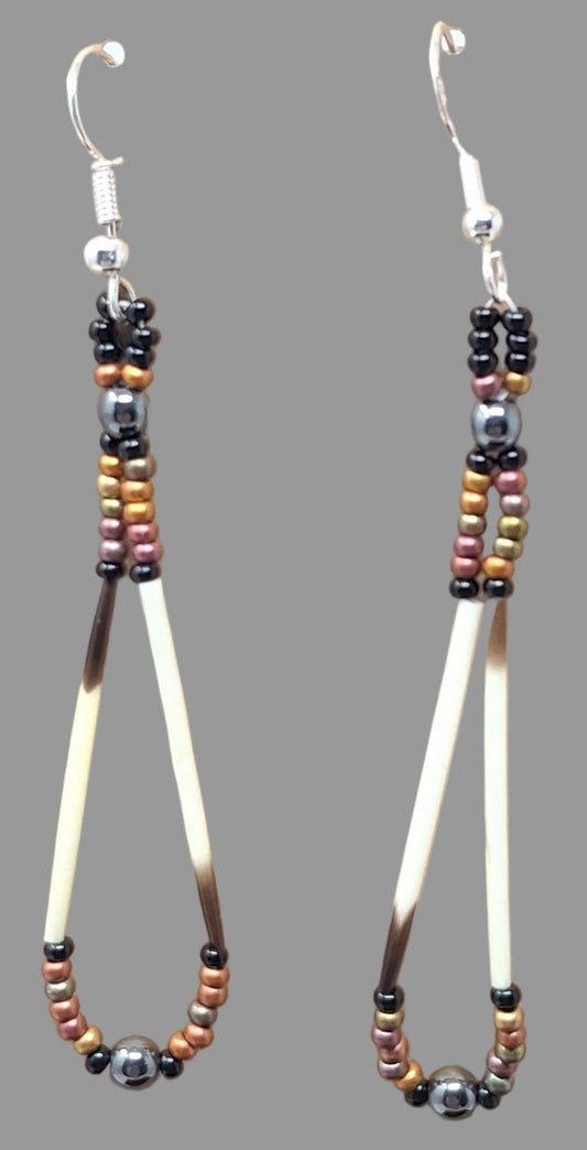 Earrings - Porcupine Quill