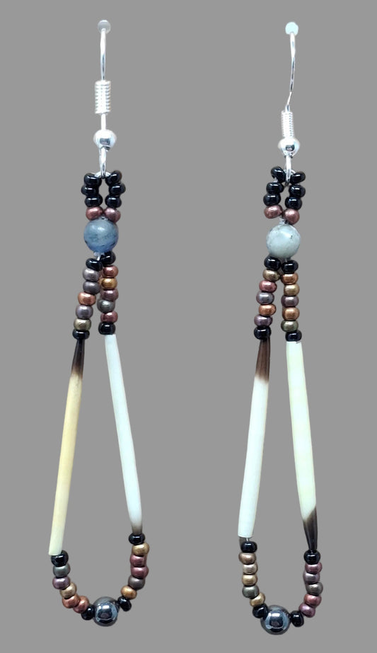 Earrings - Porcupine Quill