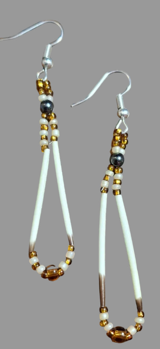 Earrings - Porcupine Quill