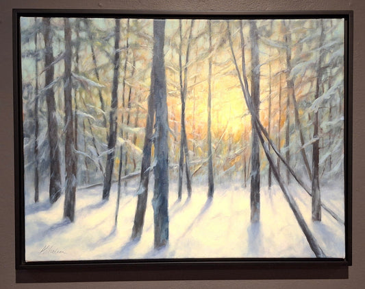 Evening Light - oil painting on canvas