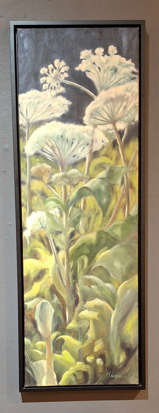 Cow Parsnip - oil painting on canvas