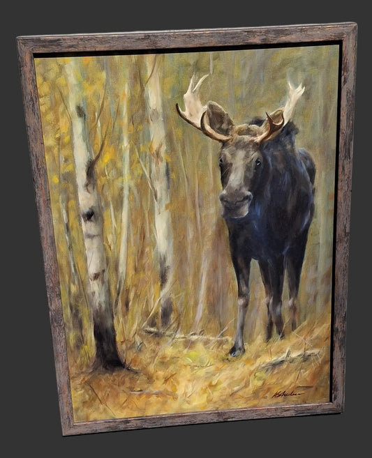 Making a Stand - oil painting on canvas