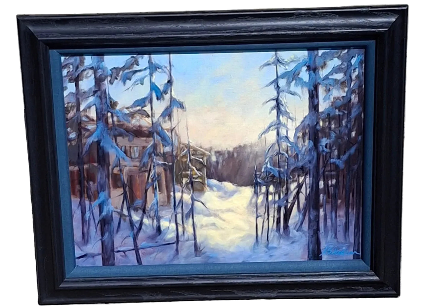 Neighbors - Oil Painting on linen