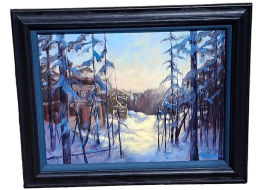 Neighbors - Oil Painting on linen