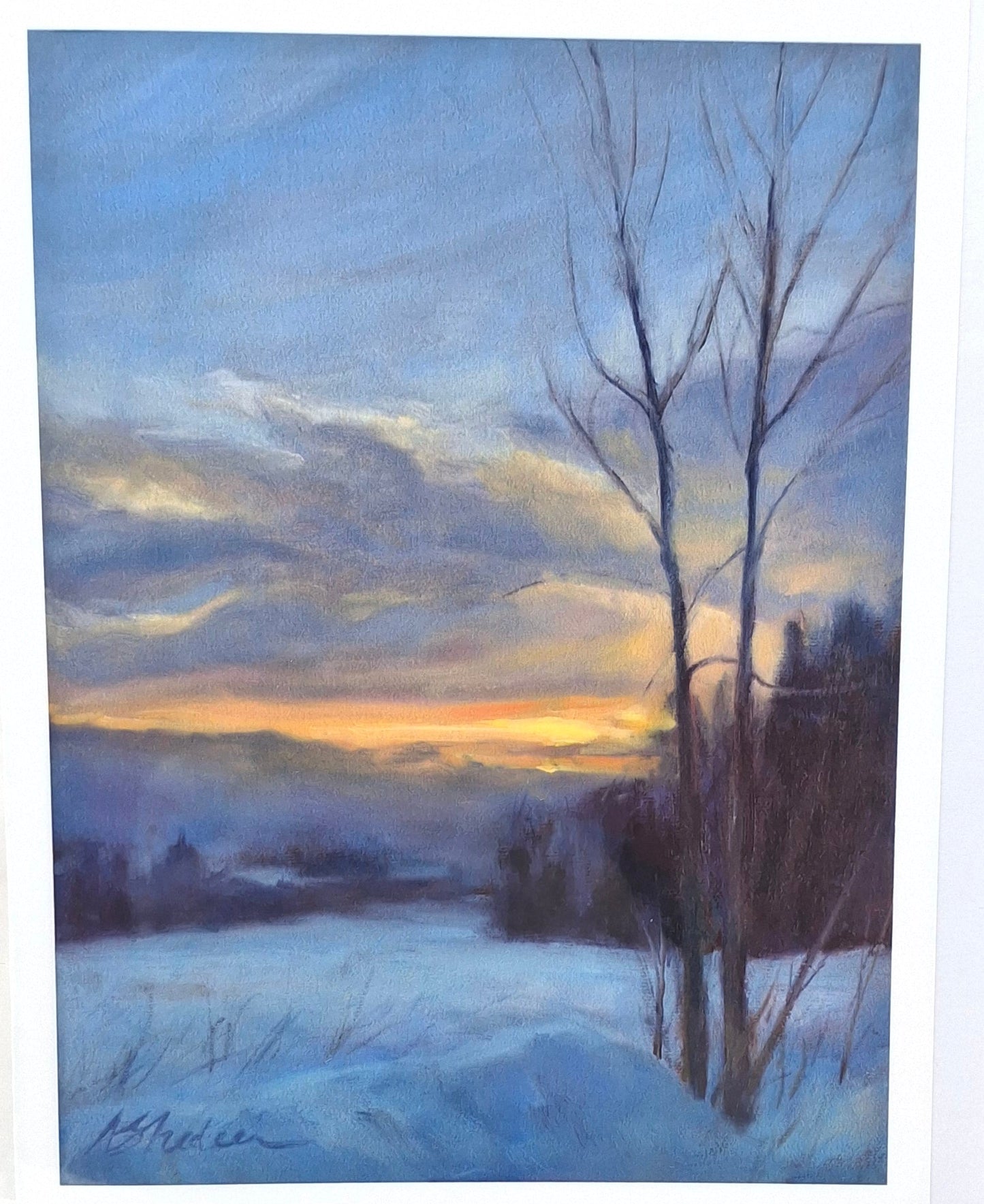 February Morning - art print