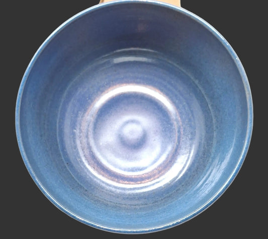 Medium bowl - periwinkle and blue