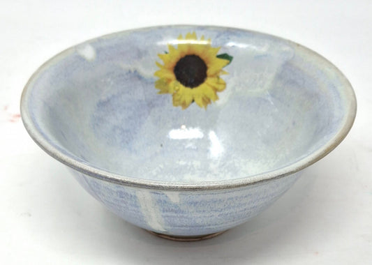 Small bowl with sunflower