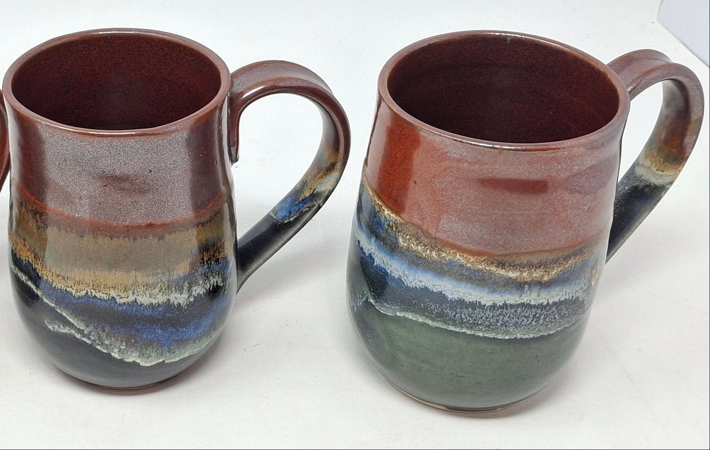 Mugs - copper/green